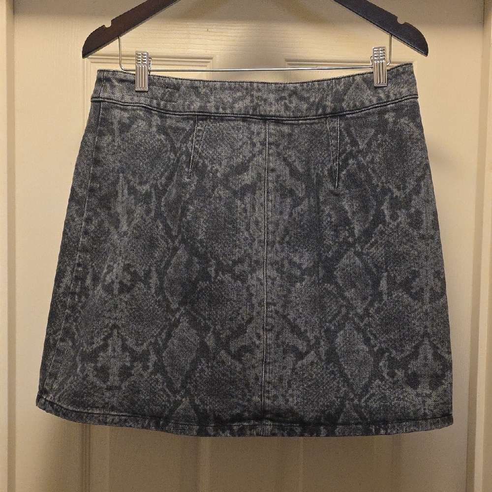 Rag & Bone Black Gray A-Line Mini Skirt Cocktail. A-6